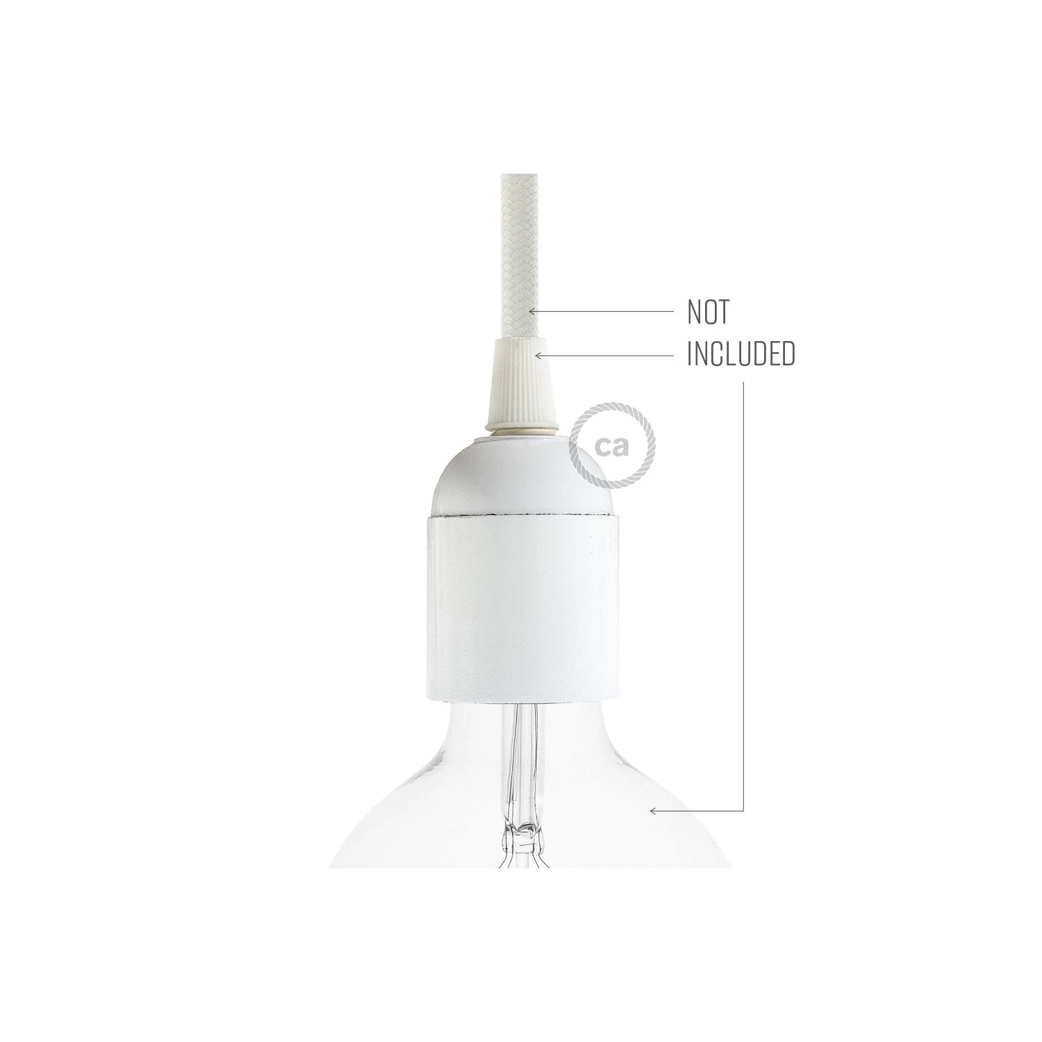 Smooth Sided Bakelite Phenolic light bulb socket - E26