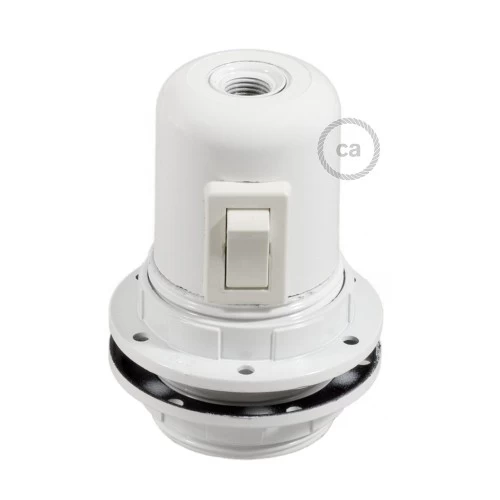 Double Ferrule Bakelite Phenolic socket - ON/OFF SWITCH - E26