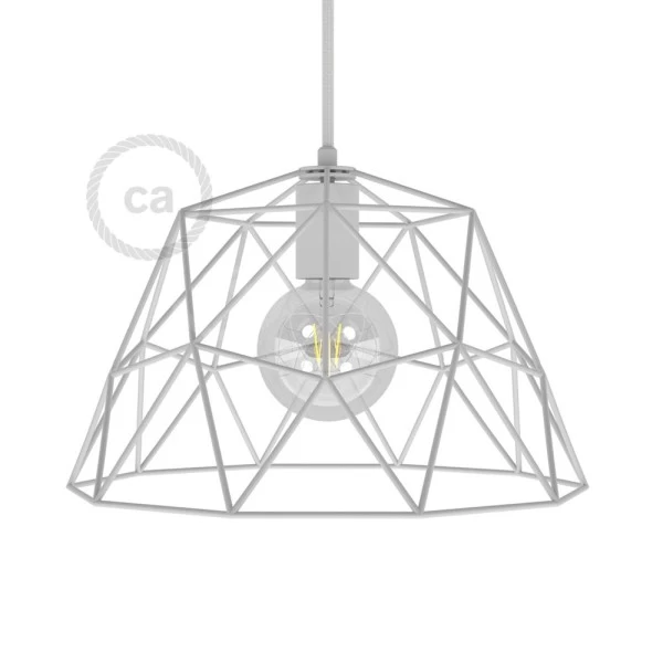 Dome XL Naked Cage Metal Lampshade | Industrial Style | E26 Socket
