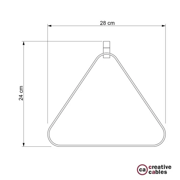 Metal Duedì Apex Pendant Shade | Metal Socket Cover & E26 Socket