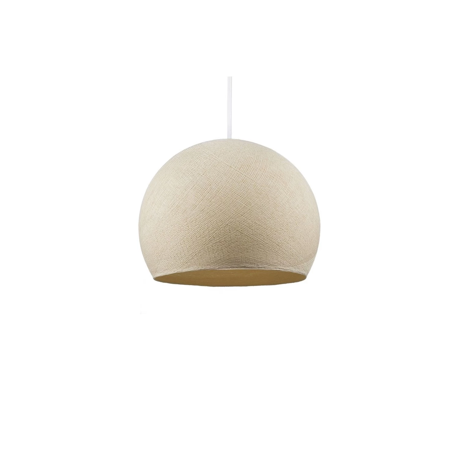 The Foldi Shade | Small Dome Pendant Lampshade | Modern Elegance - Beige Foldi