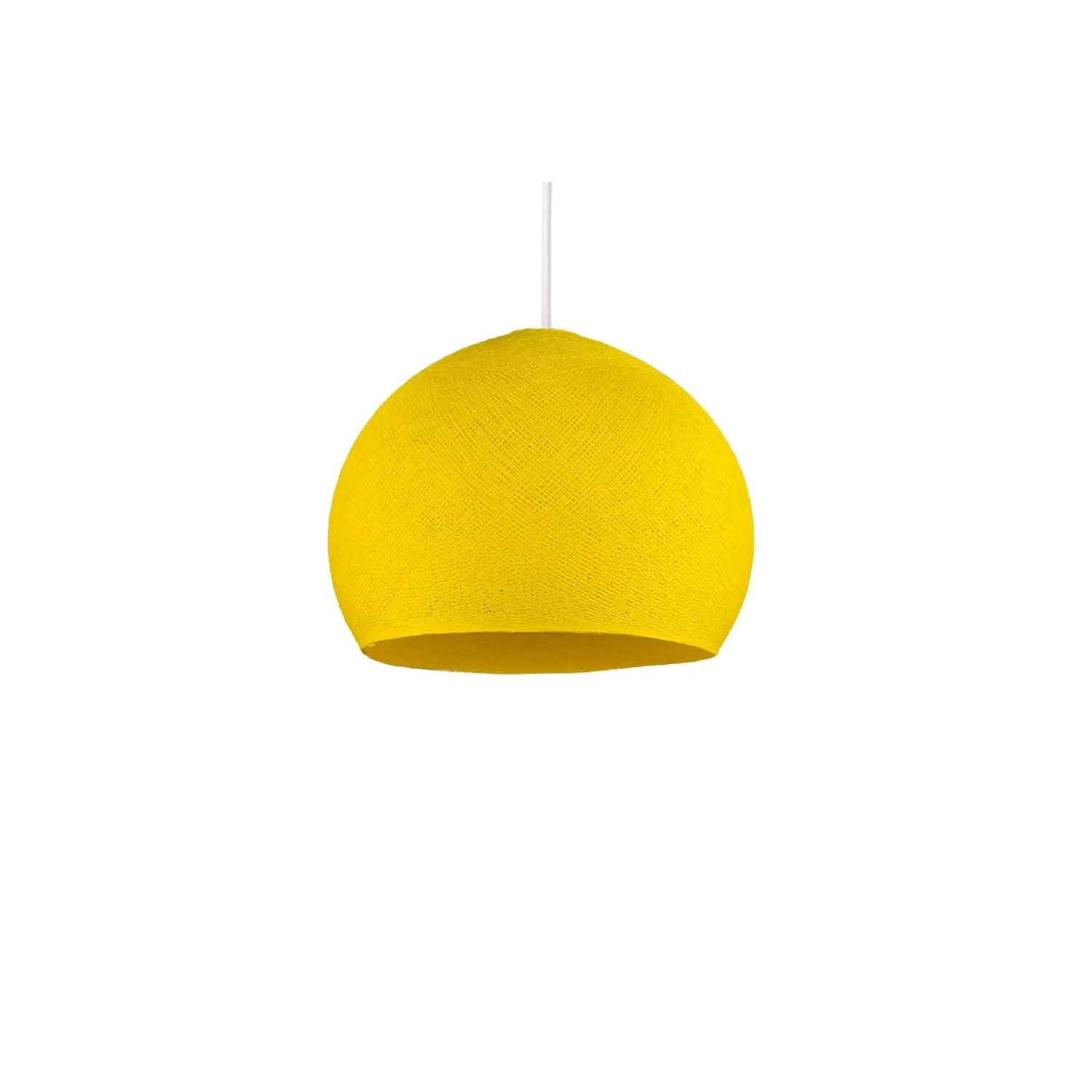 The Foldi Shade | Small Dome Pendant Lampshade | Modern Elegance - Yellow Foldi