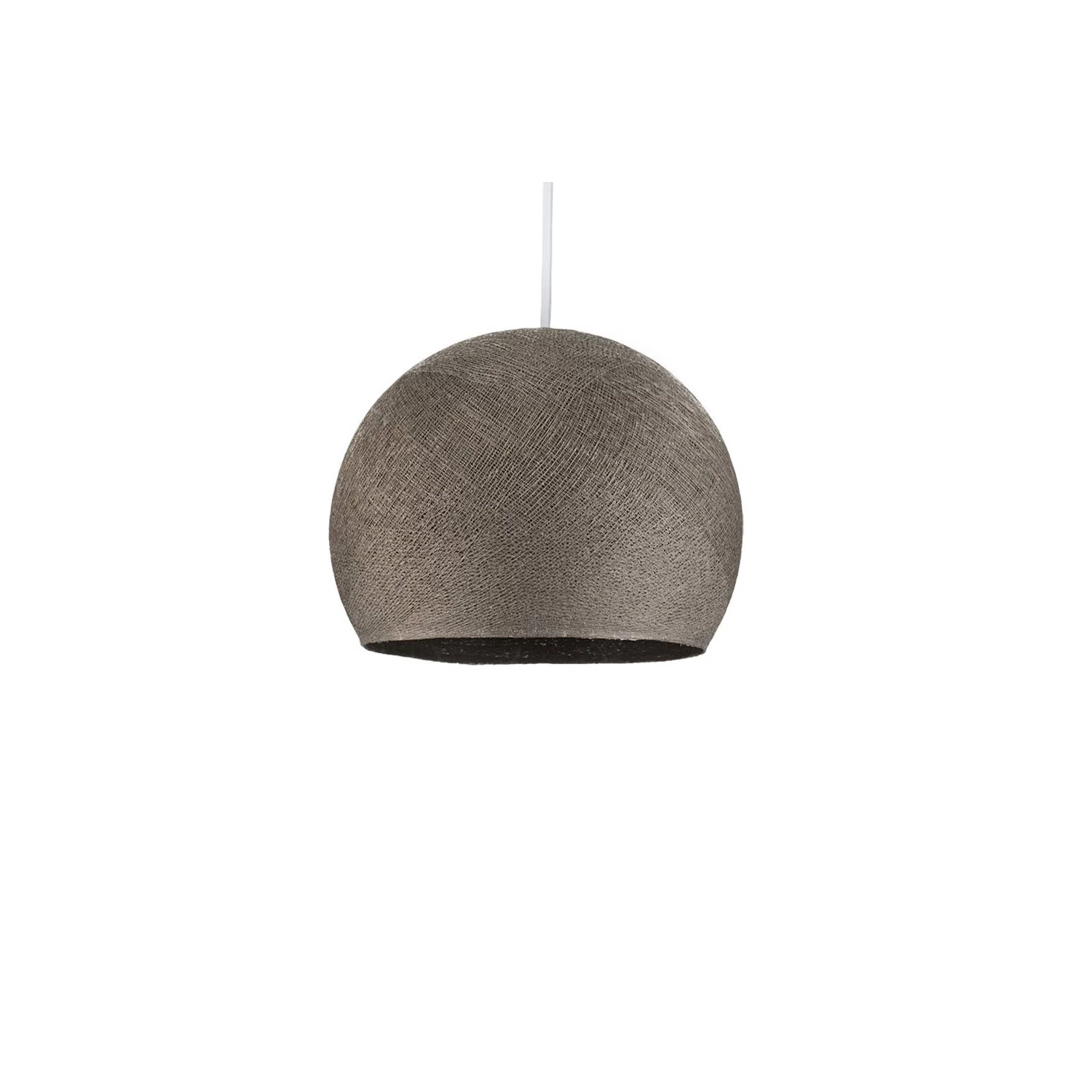 The Foldi Shade | Small Dome Pendant Lampshade | Modern Elegance - Graphite Foldi