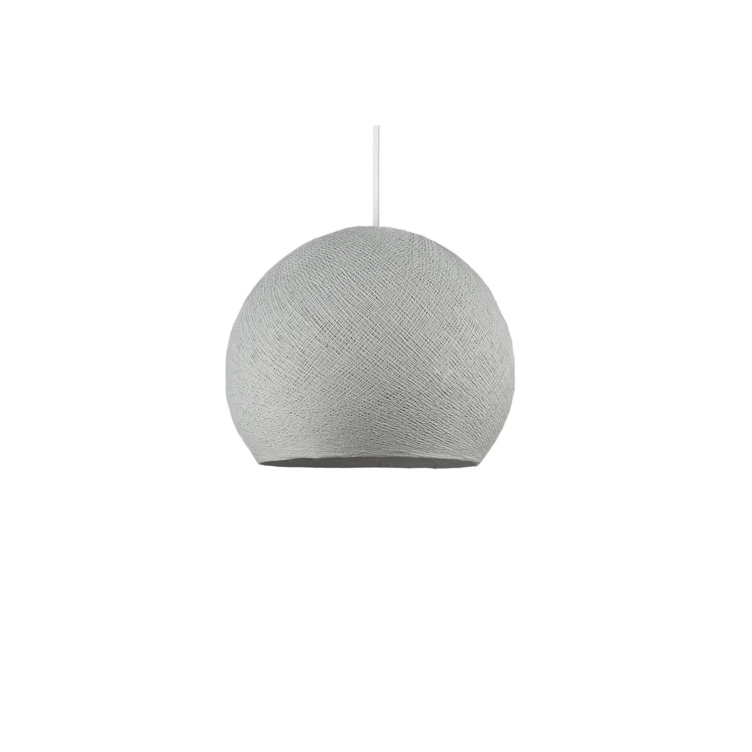 The Foldi Shade | Small Dome Pendant Lampshade | Modern Elegance - Light Grey Foldi