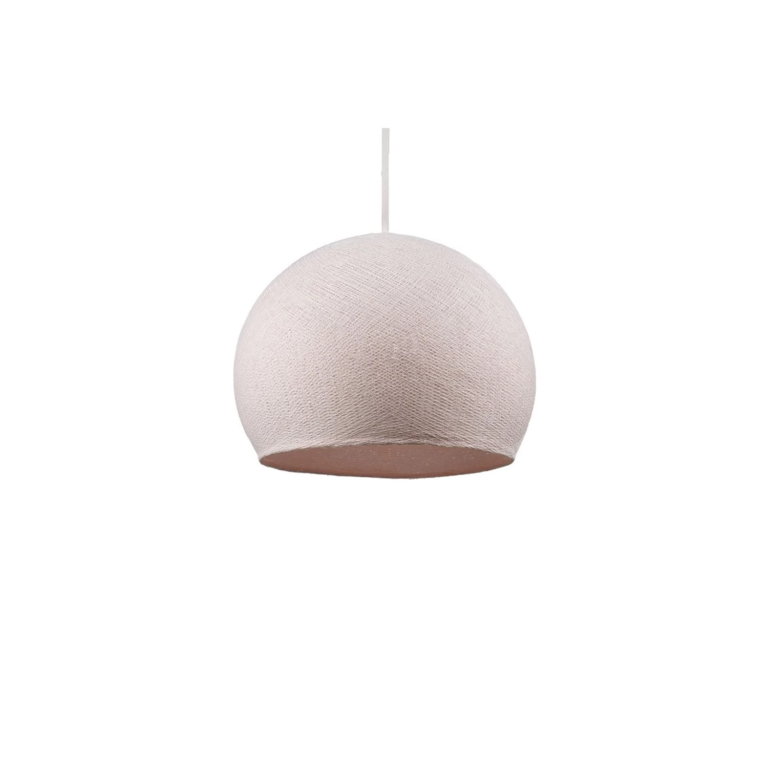 The Foldi Shade | Small Dome Pendant Lampshade | Modern Elegance - Pale Pink Foldi