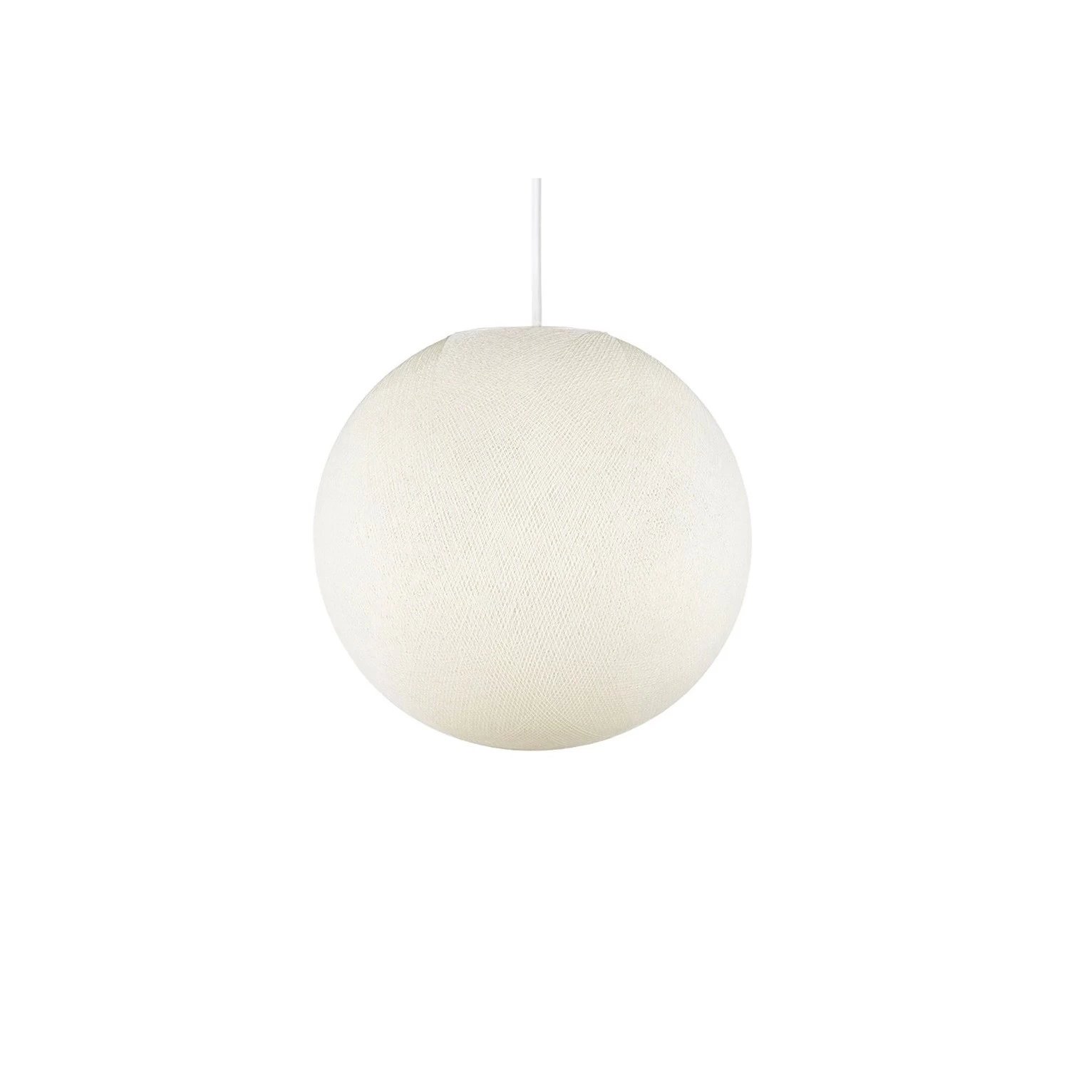 The Foldi Shade | Small Round Pendant Lampshade | Artisan Craft - Ivory Foldi
