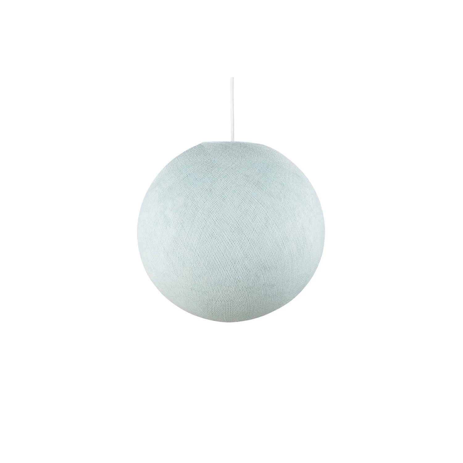 The Foldi Shade | Small Round Pendant Lampshade | Artisan Craft - Light Blue Foldi