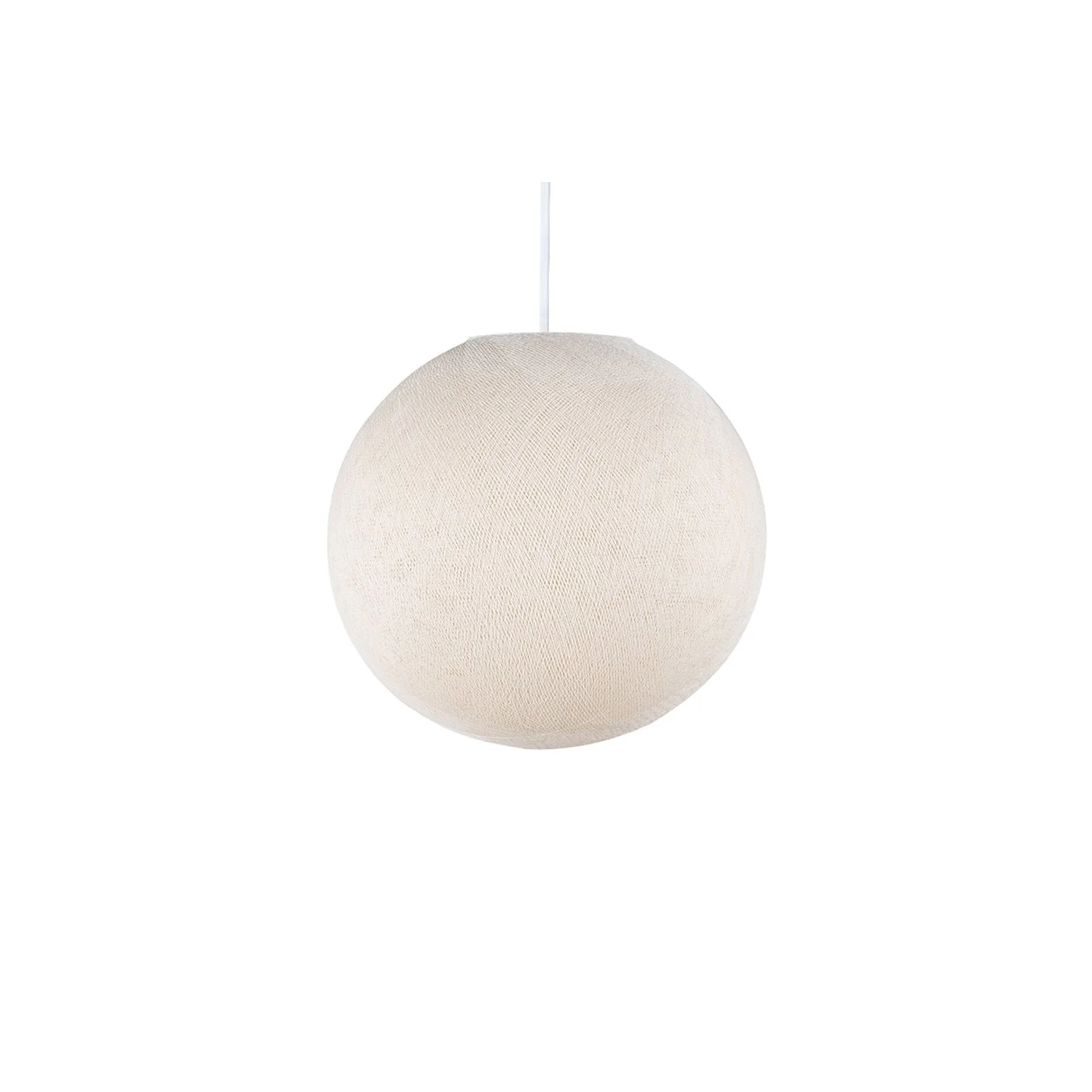 The Foldi Shade | Small Round Pendant Lampshade | Artisan Craft - Beige Foldi