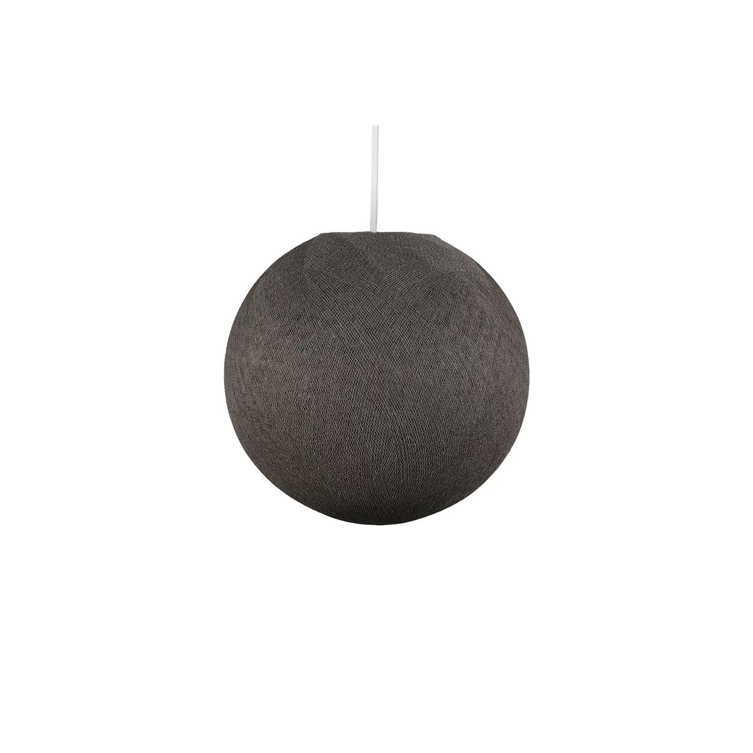 The Foldi Shade | Small Round Pendant Lampshade | Artisan Craft - Graphite Foldi
