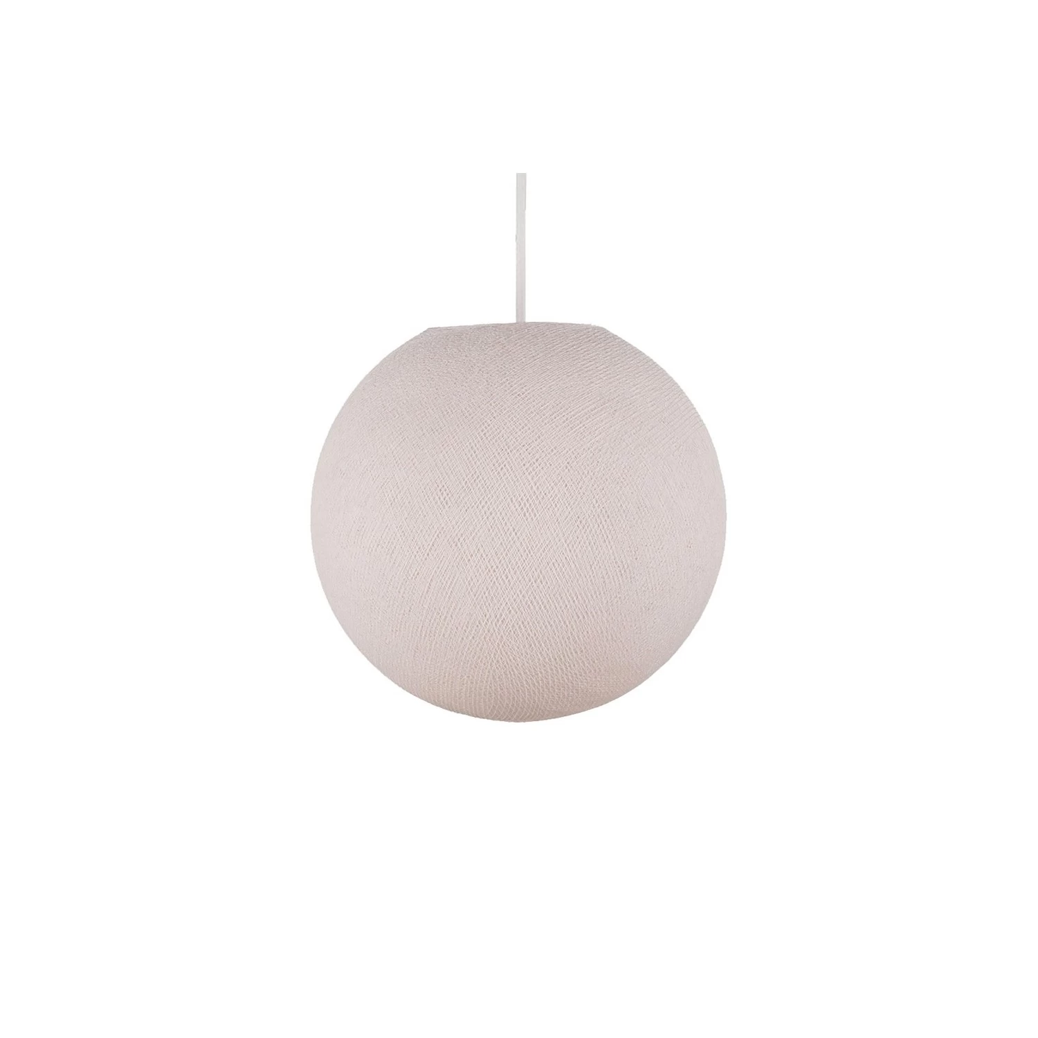 The Foldi Shade | Small Round Pendant Lampshade | Artisan Craft - Pale Pink Foldi