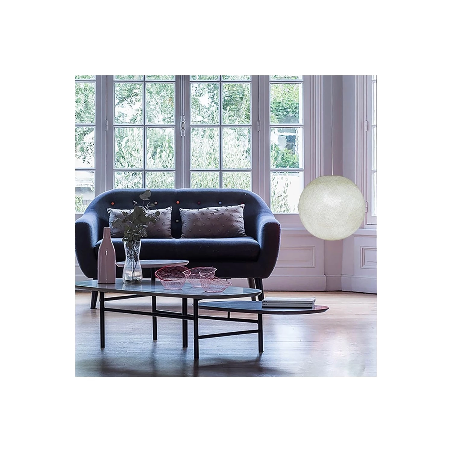 The Foldi Shade | Small Round Pendant Lampshade | Artisan Craft