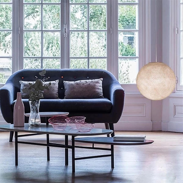 The Foldi Shade | Small Round Pendant Lampshade | Artisan Craft