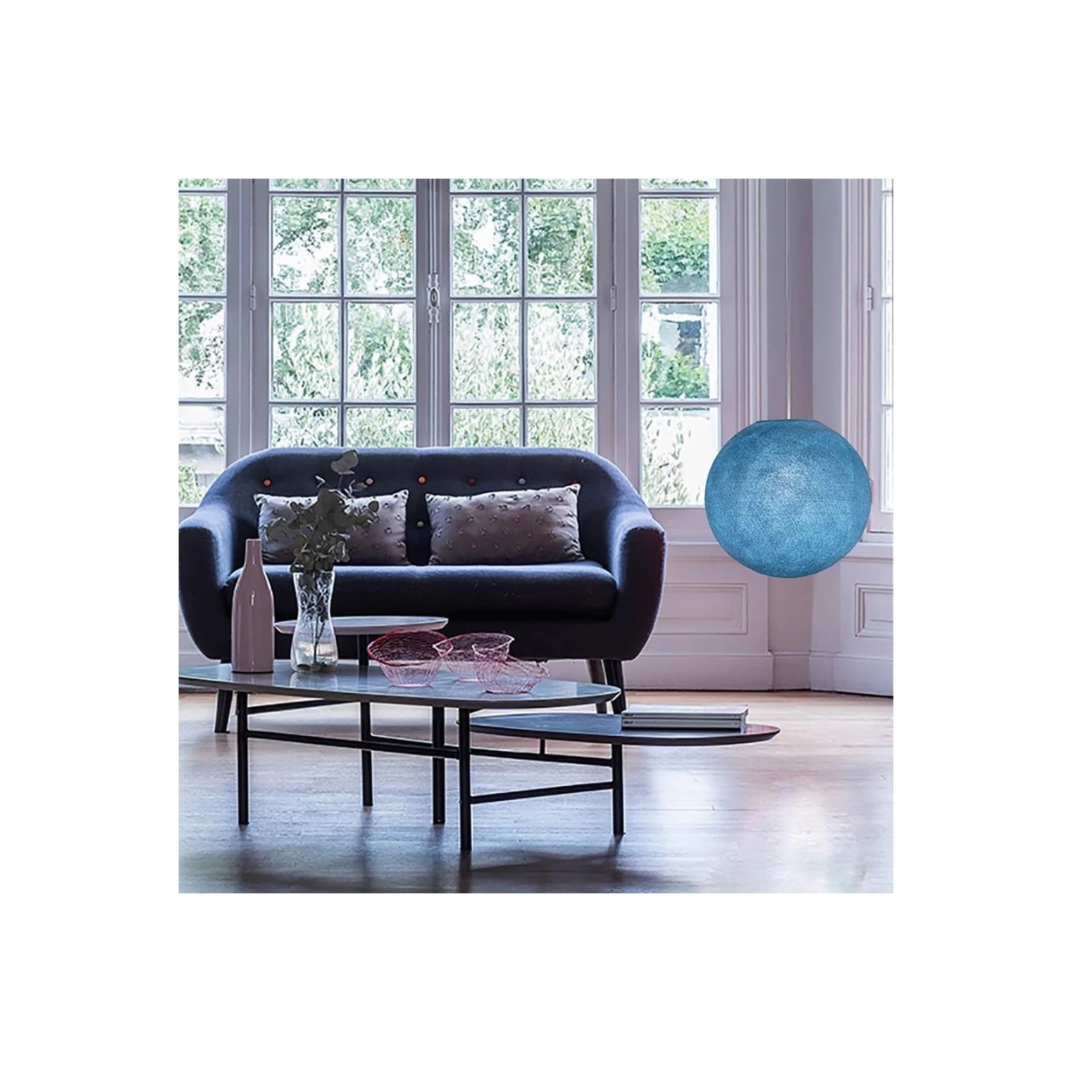 The Foldi Shade | Small Round Pendant Lampshade | Artisan Craft