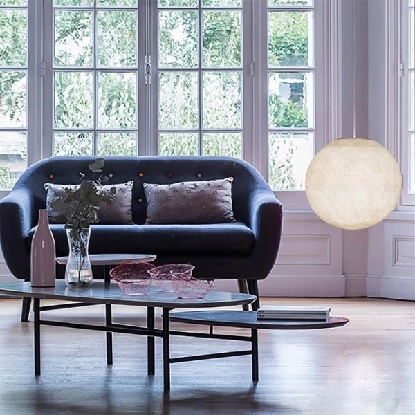 The Foldi Shade | Small Round Pendant Lampshade | Artisan Craft