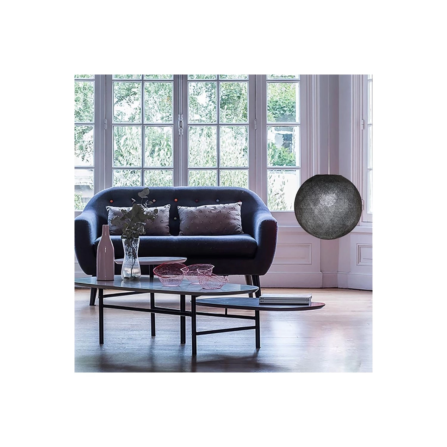 The Foldi Shade | Small Round Pendant Lampshade | Artisan Craft