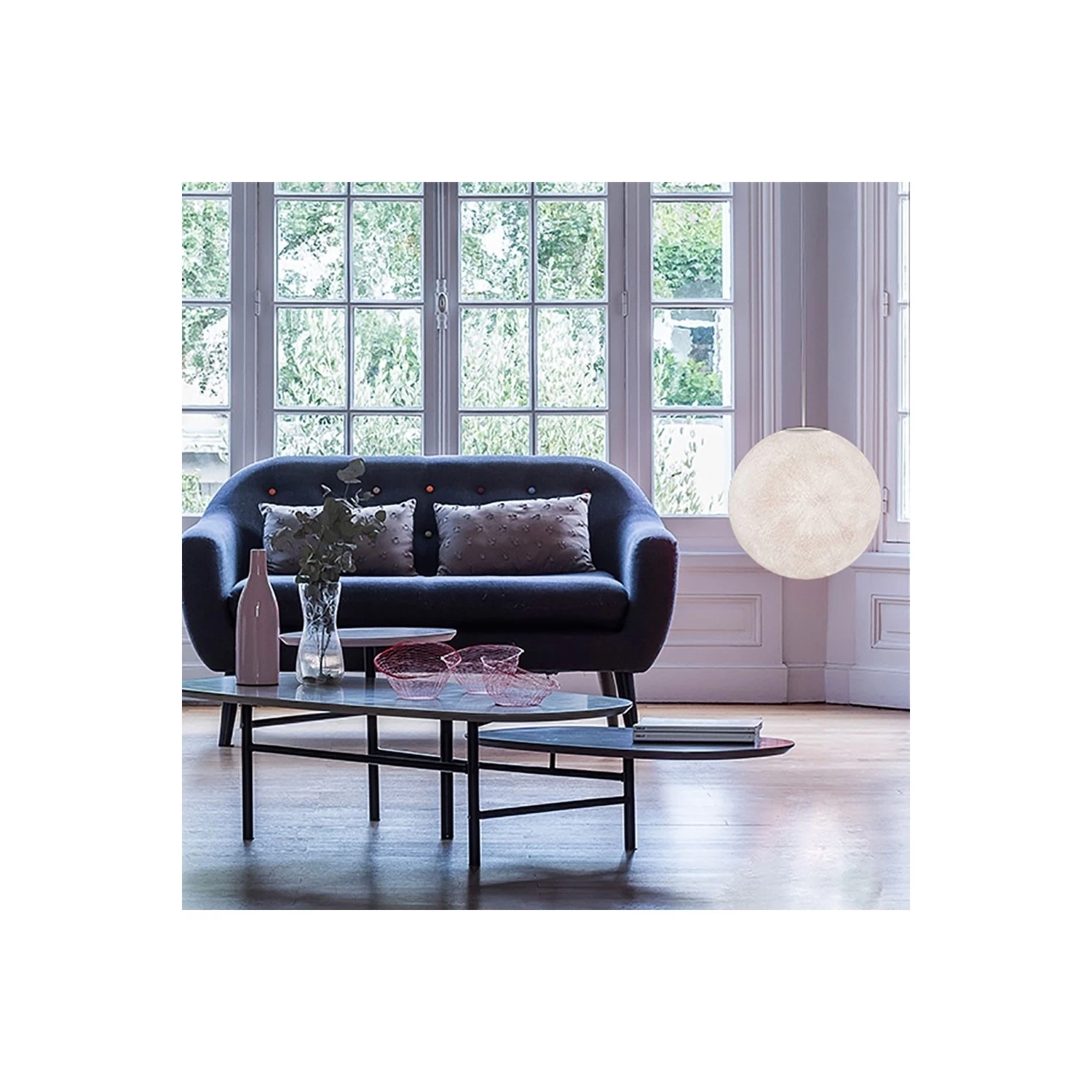 The Foldi Shade | Small Round Pendant Lampshade | Artisan Craft