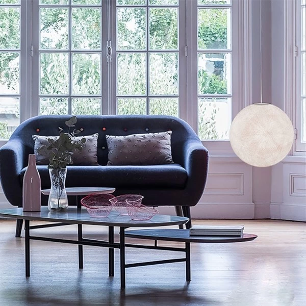 The Foldi Shade | Small Round Pendant Lampshade | Artisan Craft