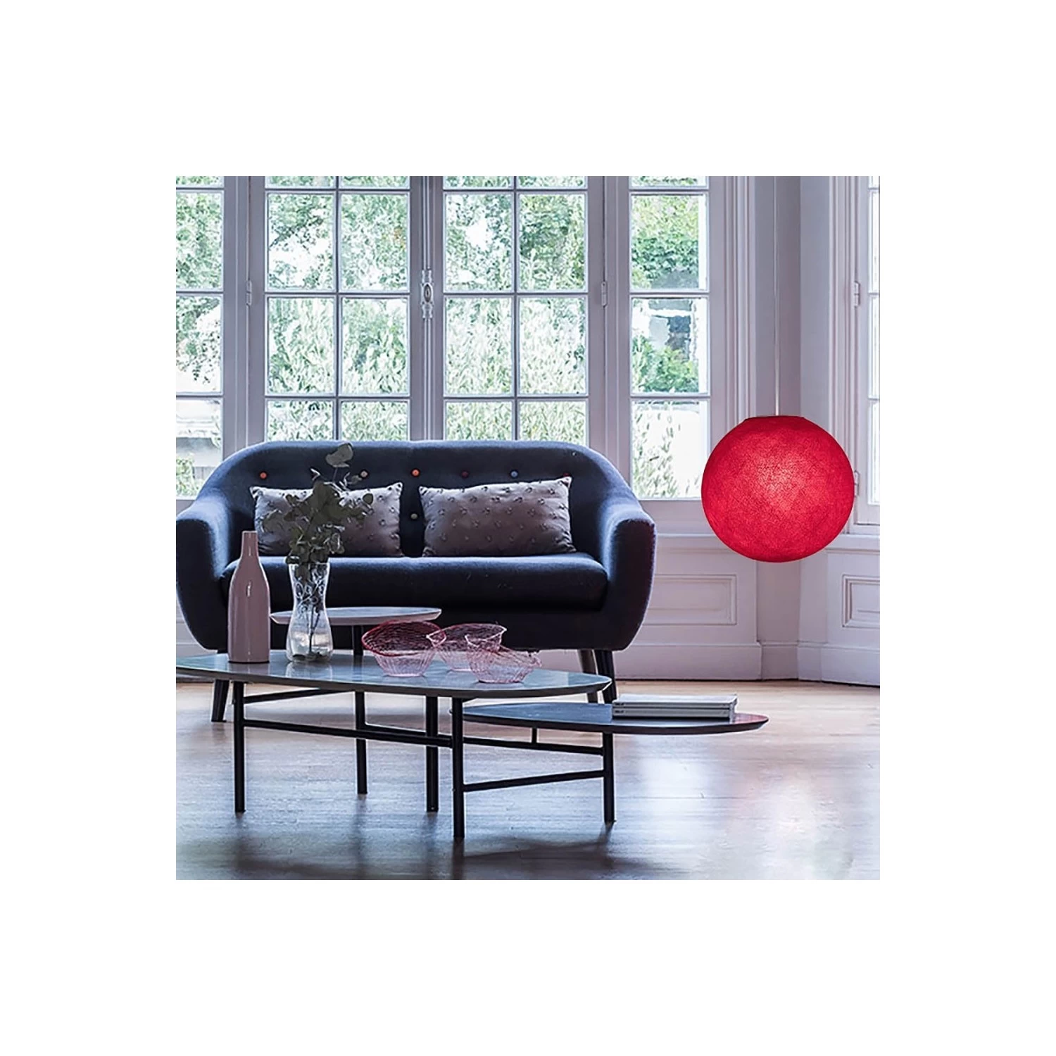 The Foldi Shade | Small Round Pendant Lampshade | Artisan Craft