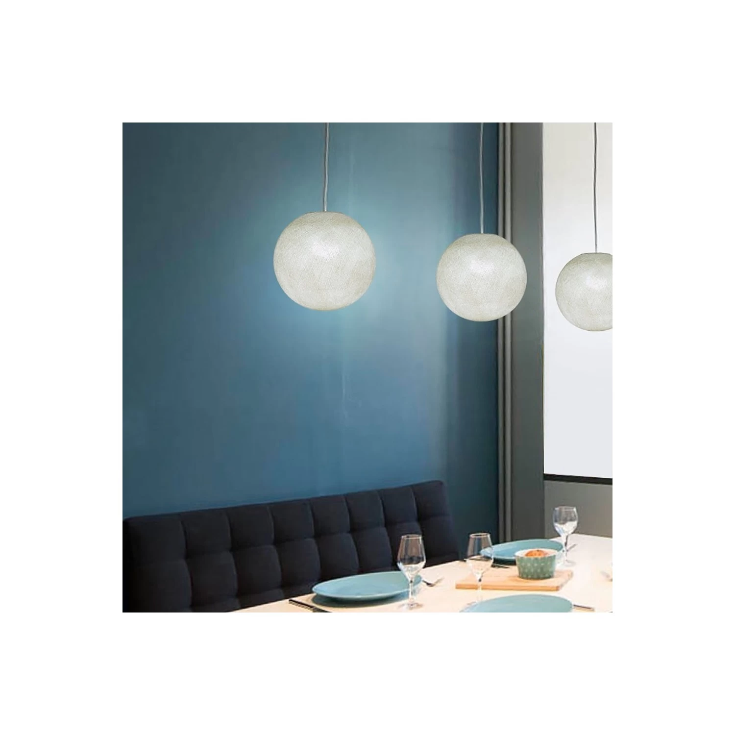 The Foldi Shade | Small Round Pendant Lampshade | Artisan Craft