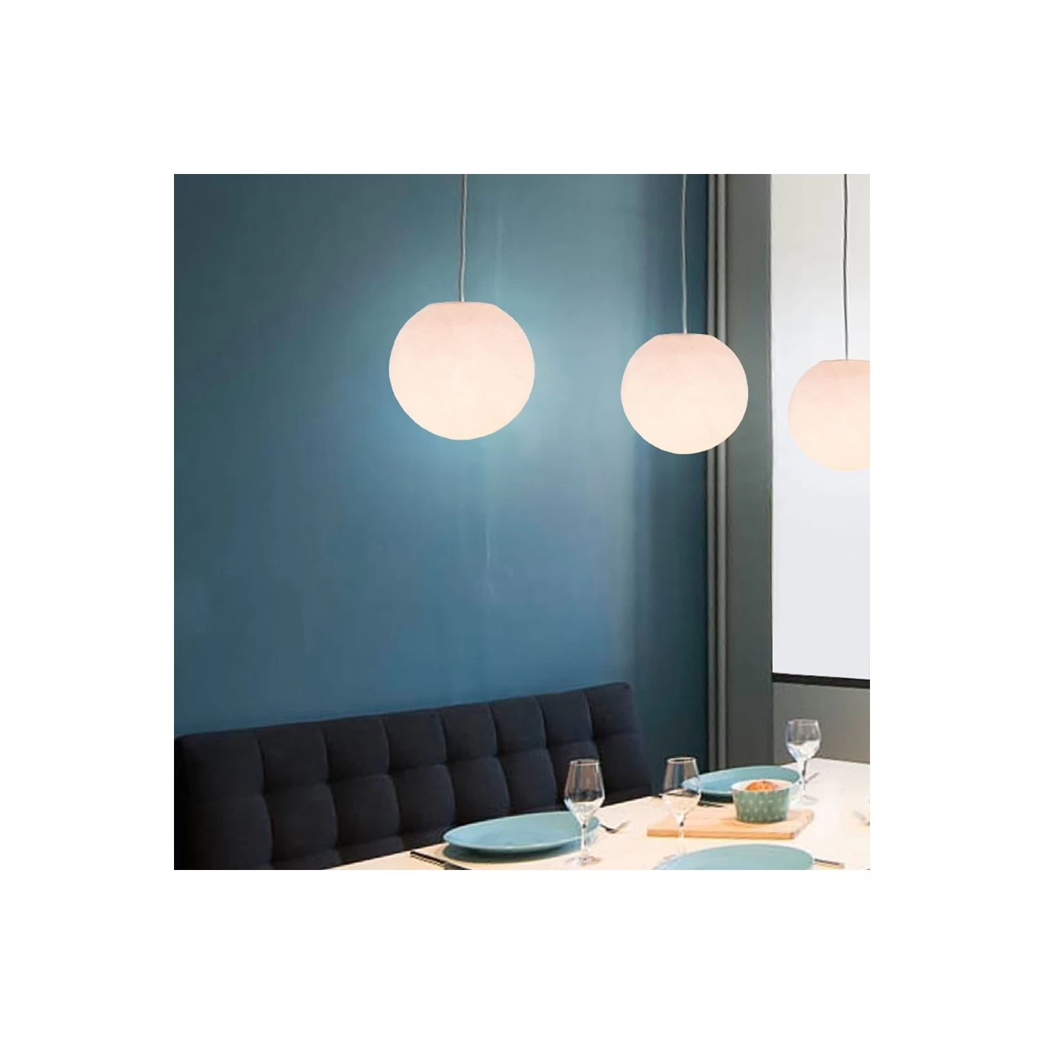 The Foldi Shade | Small Round Pendant Lampshade | Artisan Craft