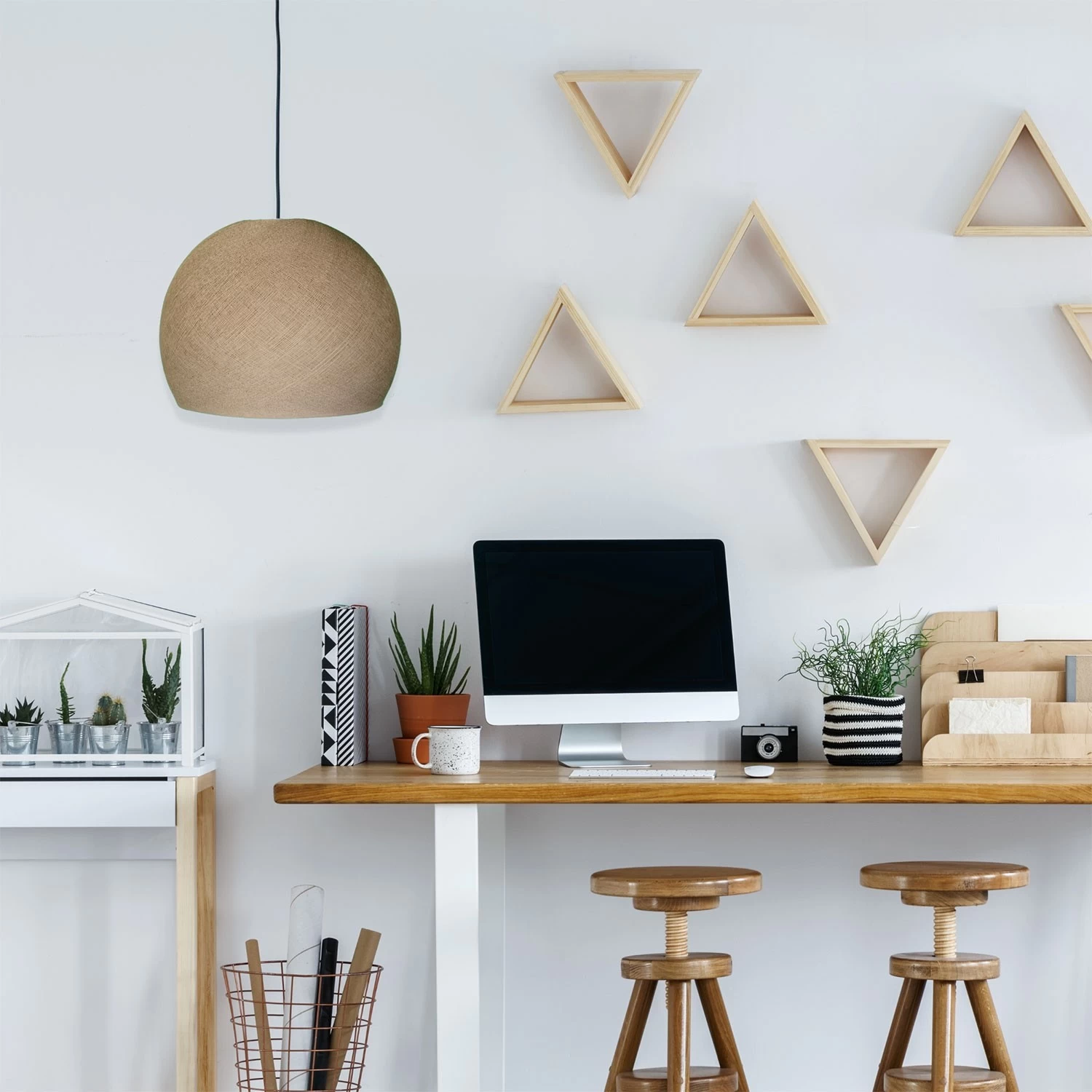 Dome Foldi Pendant Shades | Handmade | 3 Sizes & 16 Colors Available