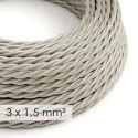 Extension Cord - Twisted Ivory Rayon TM00 - 15/3 AWG