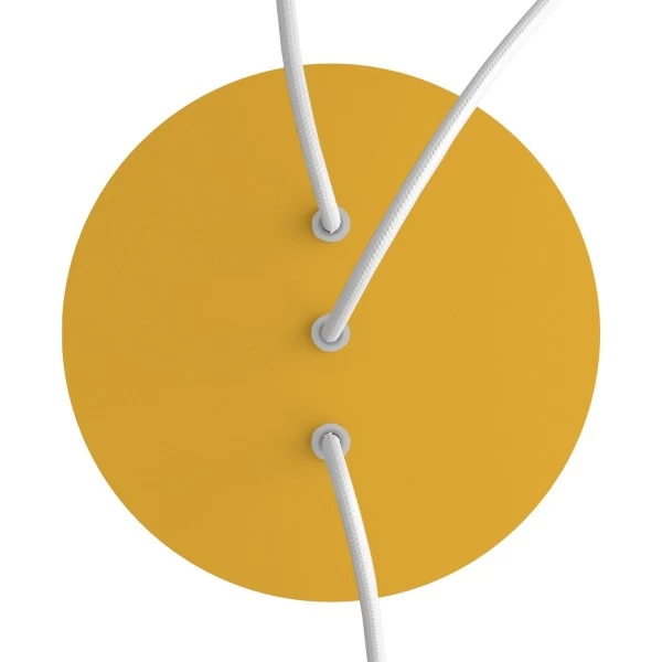 3 In-line Holes - LARGE Round Ceiling Canopy Kit - Rose One System