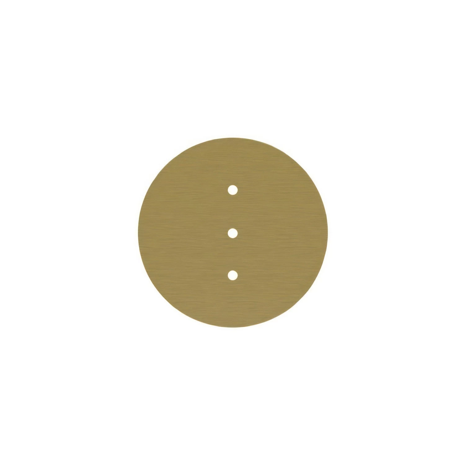 3 In-line Holes - LARGE Round Ceiling Canopy Kit - Rose One System