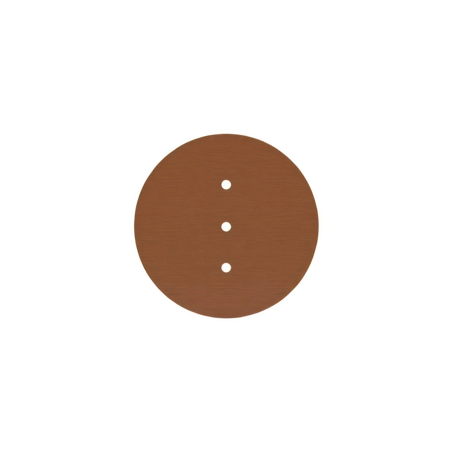 3 In-line Holes - LARGE Round Ceiling Canopy Kit - Rose One System