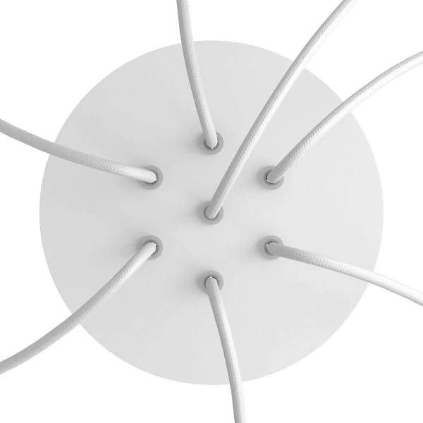 7 Holes - LARGE Round Ceiling Canopy Kit - Rose One System