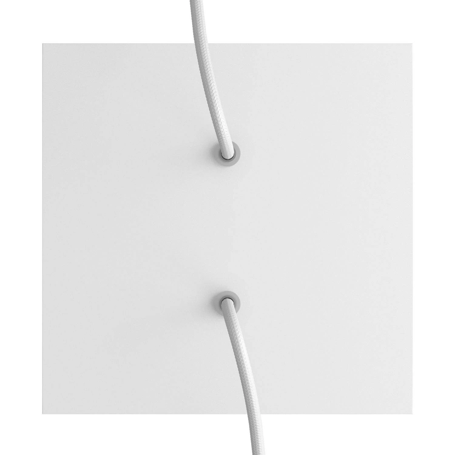 2 Holes - LARGE Square Ceiling Canopy Kit - Rose One System