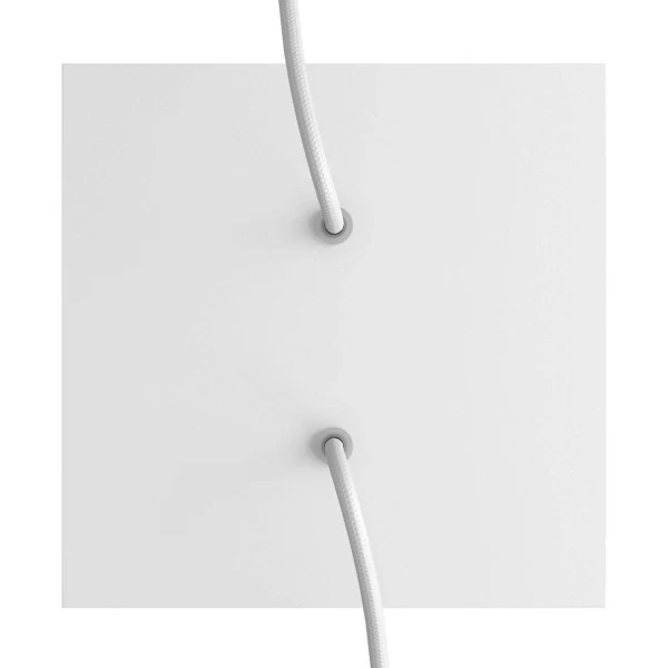 2 Holes - LARGE Square Ceiling Canopy Kit - Rose One System