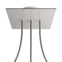 3 In-line Holes - LARGE Square Ceiling Canopy Kit - Rose One System