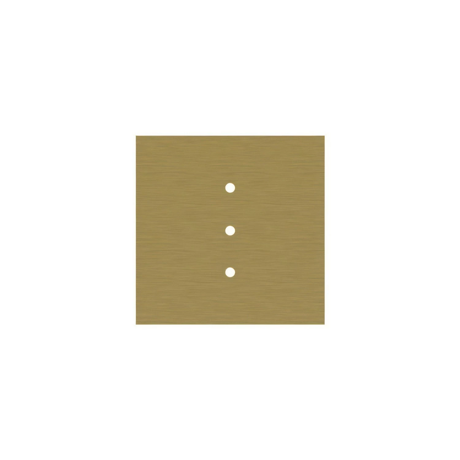 3 In-line Holes - LARGE Square Ceiling Canopy Kit - Rose One System