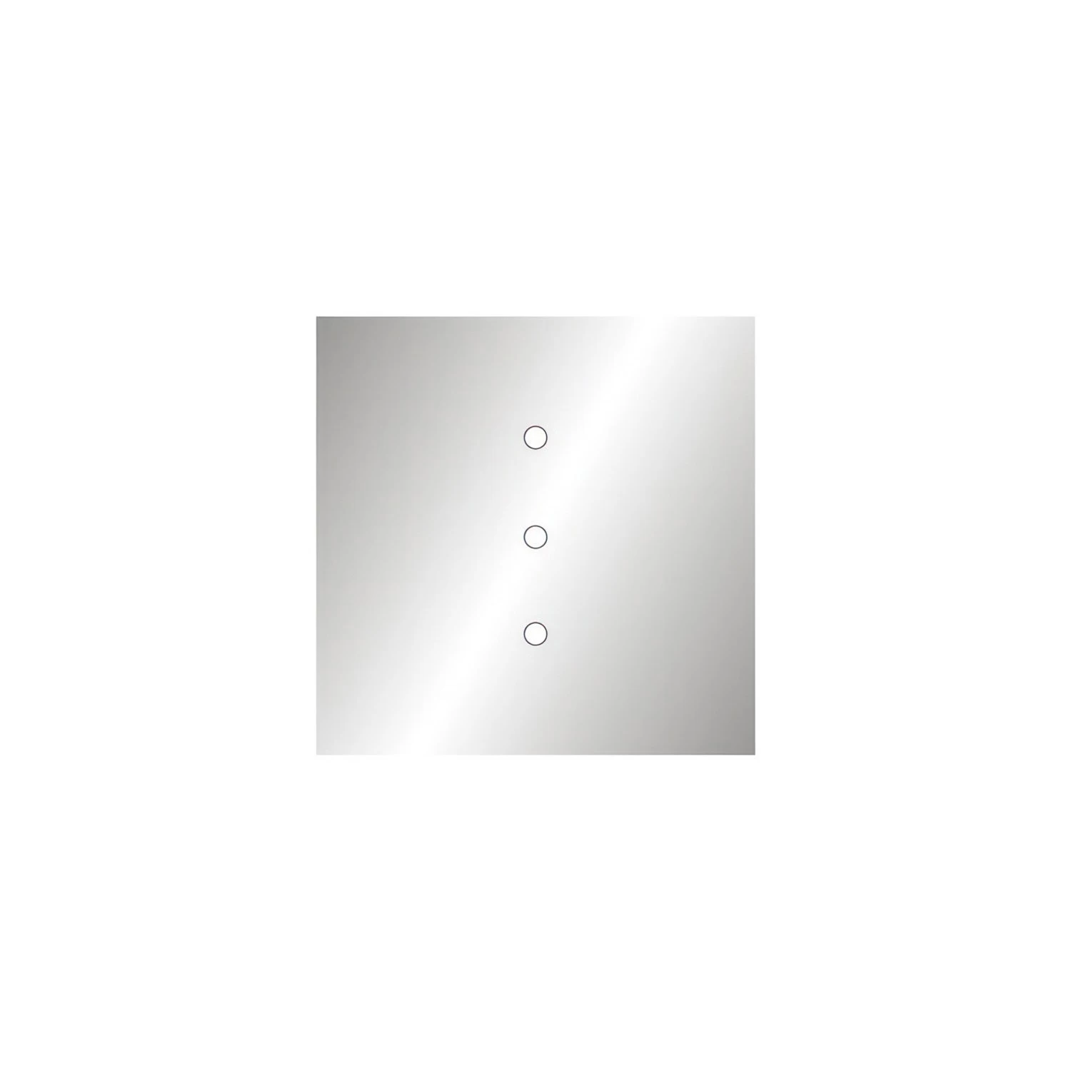 3 In-line Holes - LARGE Square Ceiling Canopy Kit - Rose One System