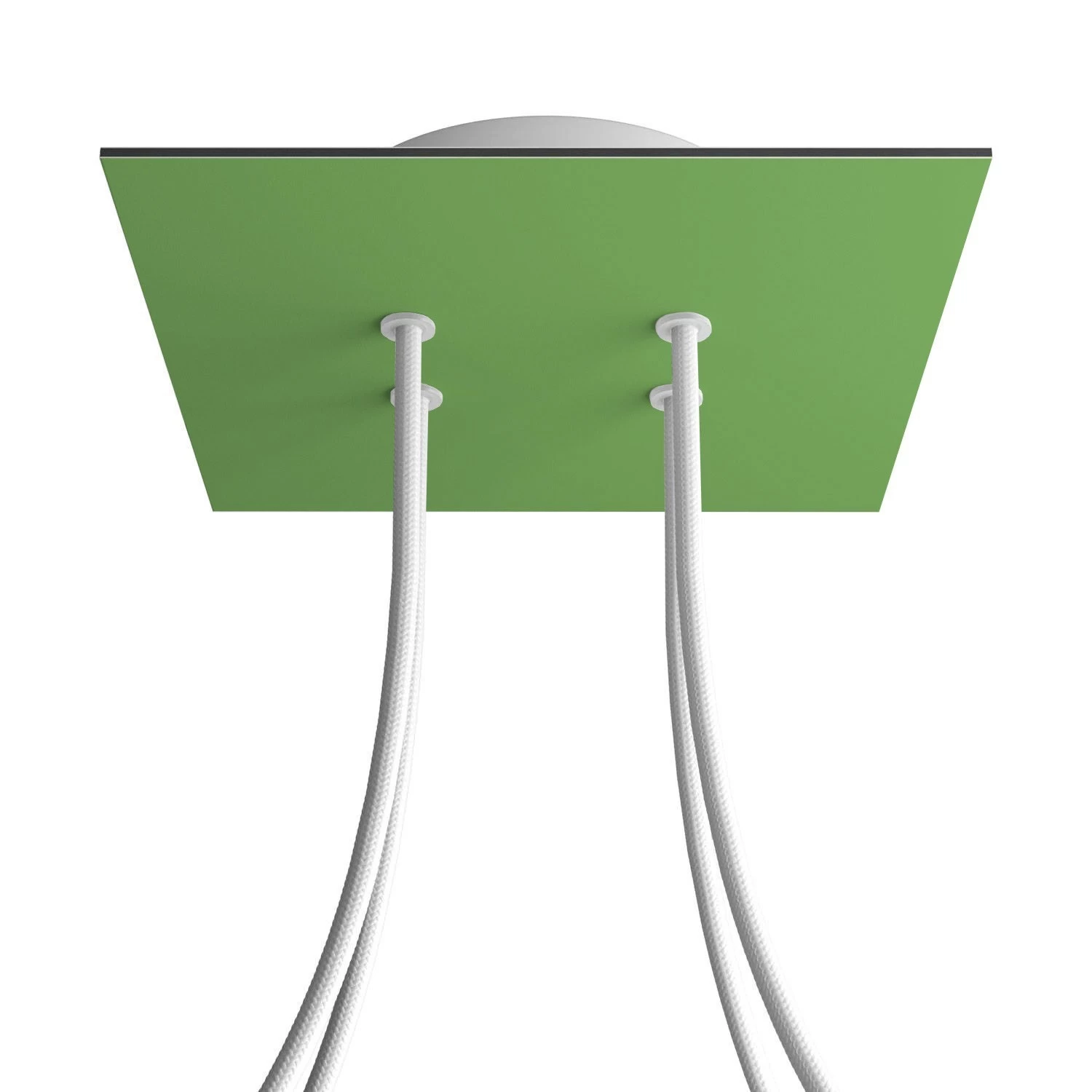 4 Holes - LARGE Square Ceiling Canopy Kit - Rose One System - Soft Green