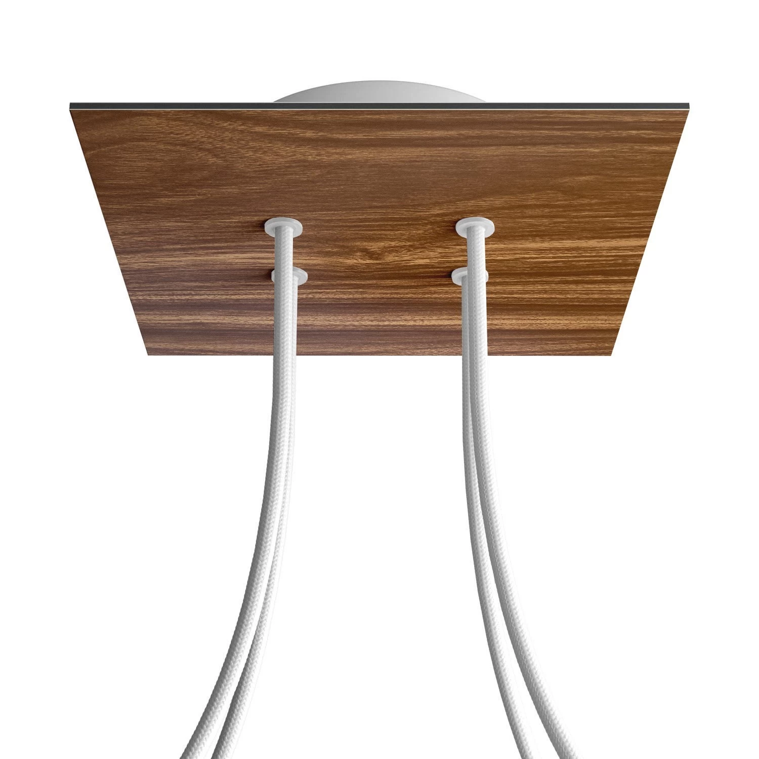 4 Holes - LARGE Square Ceiling Canopy Kit - Rose One System - Wood