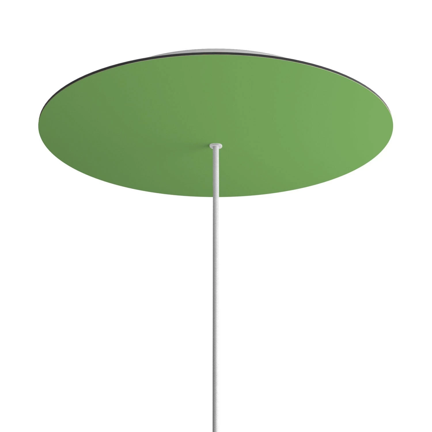 1 Hole - EXTRA LARGE Round Ceiling Canopy Kit - Rose One System - Soft Green