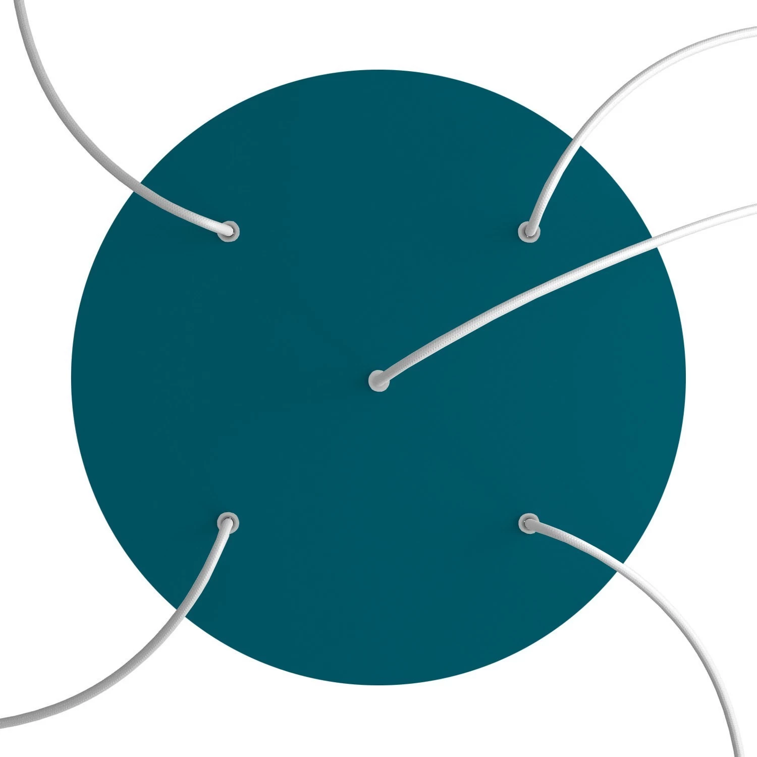 5 Holes - EXTRA LARGE Round Ceiling Canopy Kit - Rose One System