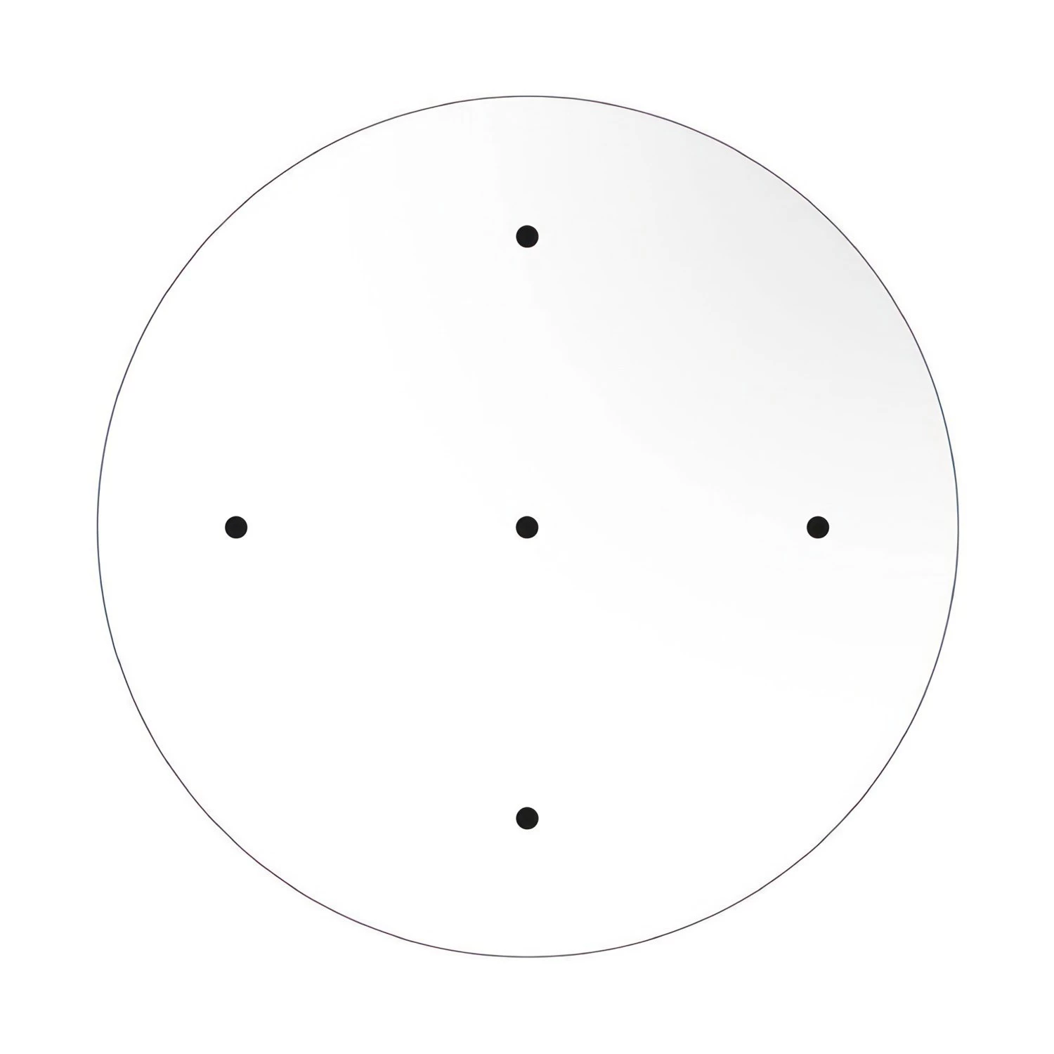 5 Holes - EXTRA LARGE Round Ceiling Canopy Kit - Rose One System