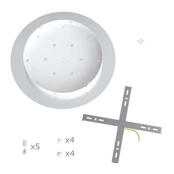 5 Holes - EXTRA LARGE Round Ceiling Canopy Kit - Rose One System