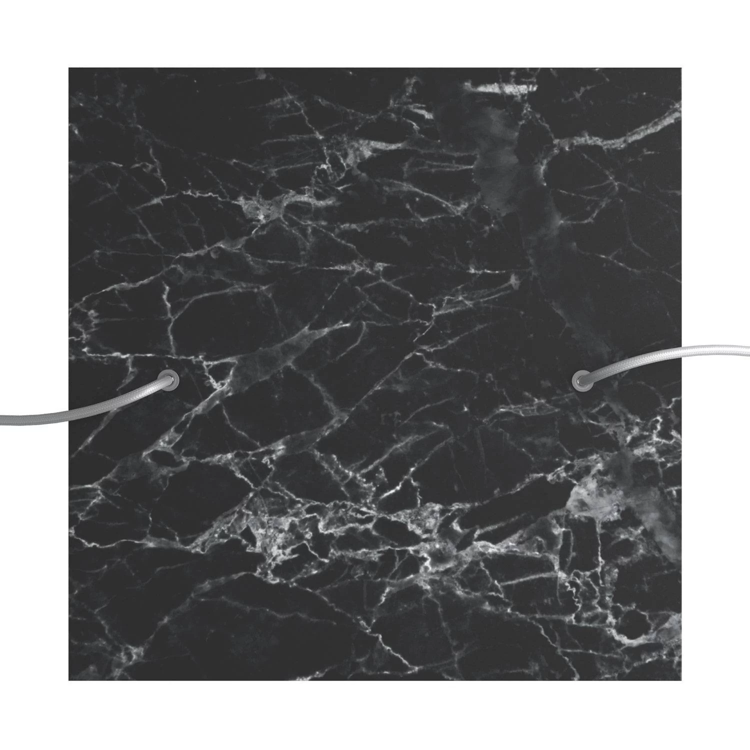 2 Holes - EXTRA LARGE Square Ceiling Canopy Kit - Rose One System