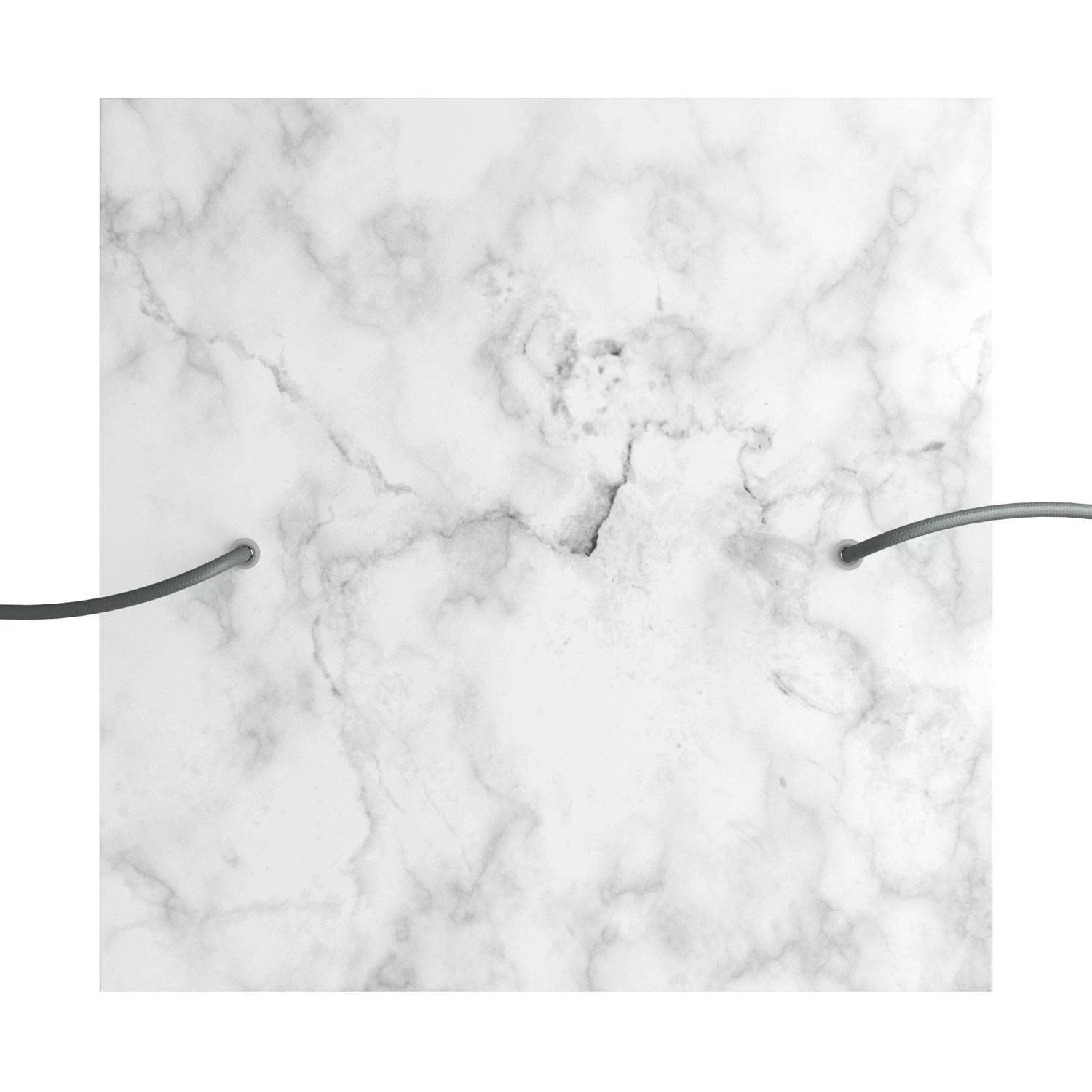 2 Holes - EXTRA LARGE Square Ceiling Canopy Kit - Rose One System