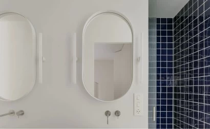 The bold bathroom: Creative Cables lights up ceramic